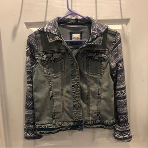 Mudd Girls Denim Boho Jacket